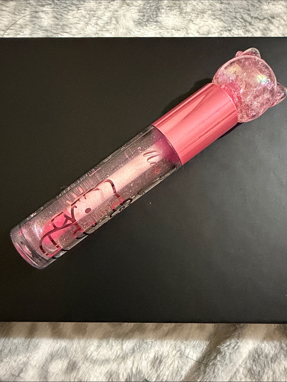 3/$15 🌸 Hello Kitty Pink Shimmer Lip Gloss with Kitty Topper